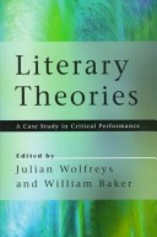Cover of Literary Theories Pb