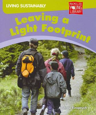 Book cover for Living Sustainably Leaving a Light Footprint