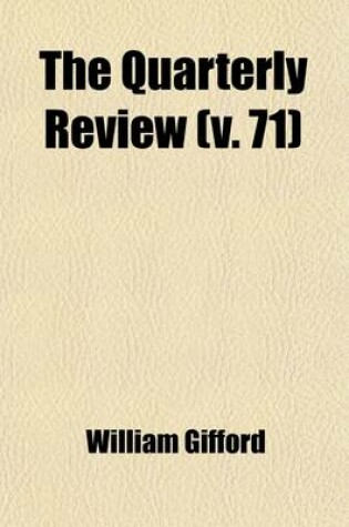 Cover of The Quarterly Review (Volume 71)