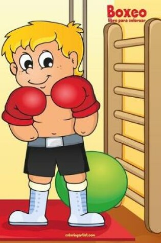 Cover of Boxeo libro para colorear