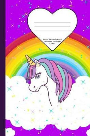 Cover of Unicorn Rainbow Notebook