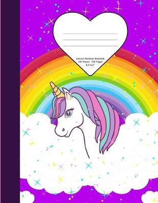 Book cover for Unicorn Rainbow Notebook