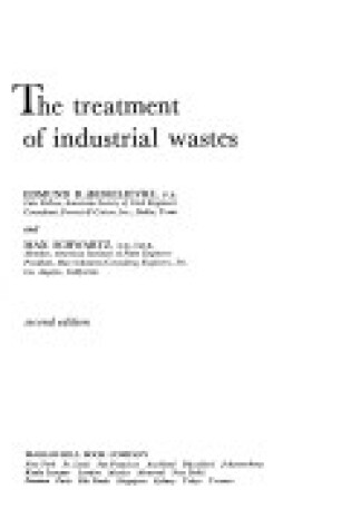 Cover of Treatment of Industrial Wastes