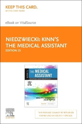 Cover of Kinn's the Medical Assistant - Elsevier eBook on Vitalsource (Retail Access Card)
