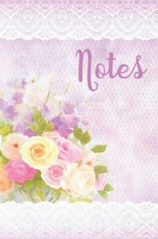 Cover of Lavender and Lace Floral Notebook