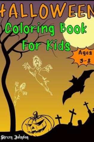 Cover of Halloween Coloring Book For Kids