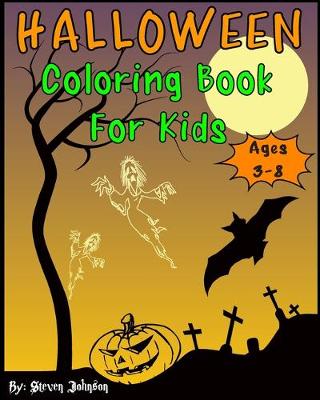 Book cover for Halloween Coloring Book For Kids