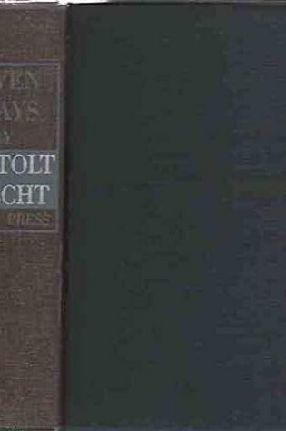 Cover of Seven Plays of Bertolt Brecht