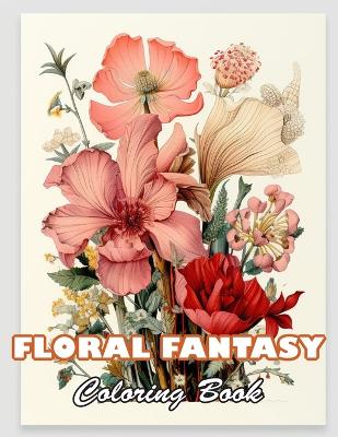 Book cover for Floral Fantasy Coloring Book