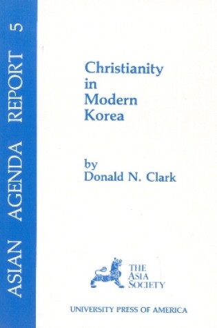 Cover of Christianity in Modern Korea