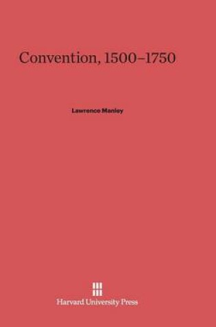 Cover of Convention, 1500-1750