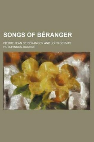 Cover of Songs of Beranger