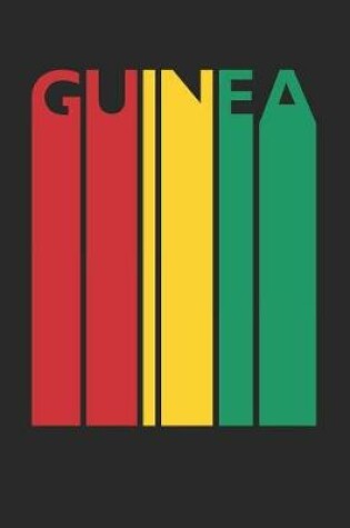 Cover of Vintage Guinea Notebook - Retro Guinea Planner - Guinean Flag Diary - Guinea Travel Journal