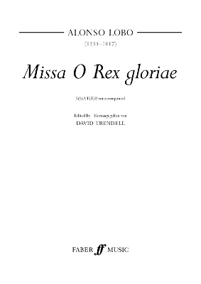 Book cover for Missa O Rex Gloriae