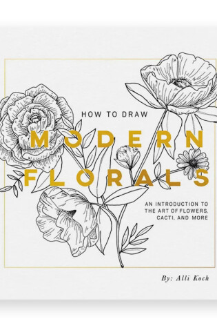 Cover of How To Draw Modern Florals (Mini)