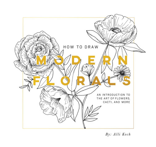 Book cover for How To Draw Modern Florals (Mini)