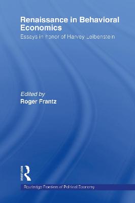 Book cover for Renaissance in Behavioral Economics