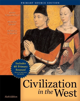 Book cover for Civilization in the West, Single Volume Edition, Primary Source Edition (Book Alone)