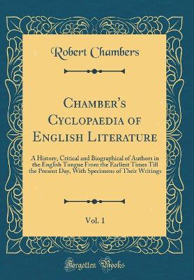 Book cover for Chamber's Cyclopaedia of English Literature, Vol. 1