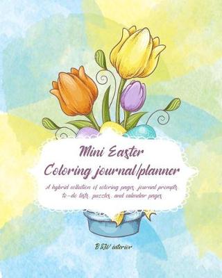 Book cover for Mini Easter Coloring Journal/Planner