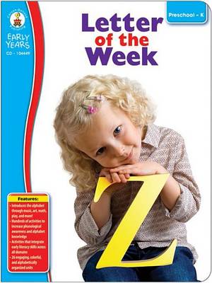 Book cover for Letter of the Week, Grades Preschool - K