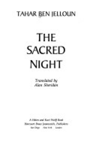 Cover of The Sacred Night