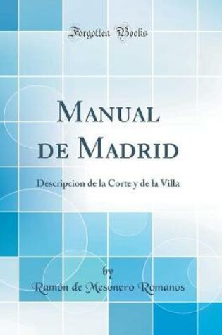 Cover of Manual de Madrid