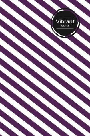 Cover of Vibrant Lifestyle Journal, Creative Write-in Notebook, Dotted Lines, Wide Ruled Medium Size (A5), 6 x 9 Inch (Purple)