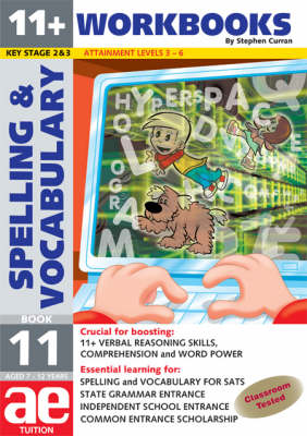 Book cover for 11+ Spelling and Vocabulary