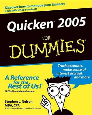 Book cover for Quicken 2005 for Dummies