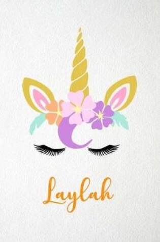 Cover of Laylah A5 Lined Notebook 110 Pages