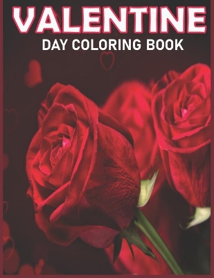 Book cover for Valentine Day Coloring book