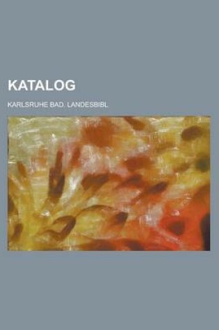 Cover of Katalog