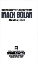 Book cover for Devil's Horn