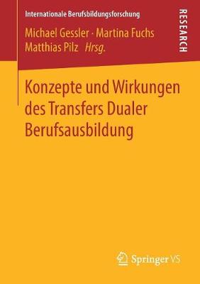 Book cover for Konzepte Und Wirkungen Des Transfers Dualer Berufsausbildung