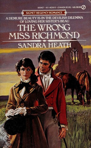Book cover for Heath Sandra : Wrong Miss Richmond