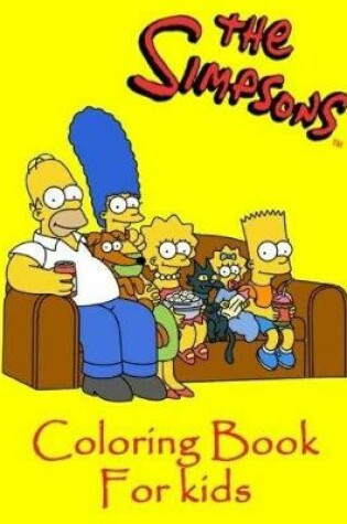 Cover of The Simpsons Coloring Book for kids