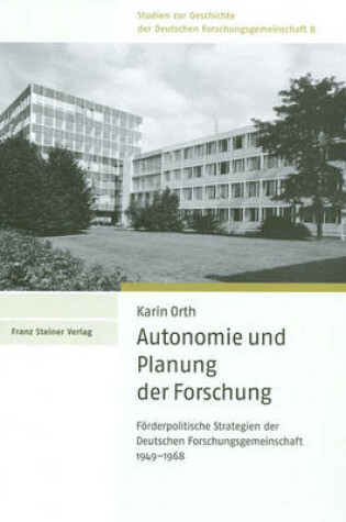 Cover of Autonomie Und Planung Der Forschung