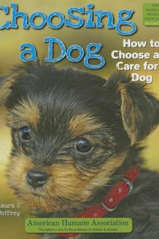 Cover of Choosing a Dog