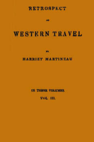 Cover of Retrospect of Western Travel-VOL3