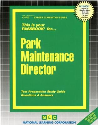 Book cover for Park Maintenance Director