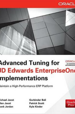 Cover of Advanced Tuning for Jd Edwards Enterpriseone Implementations