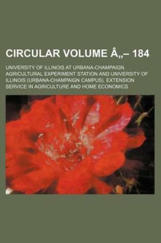 Cover of Circular Volume a - 184