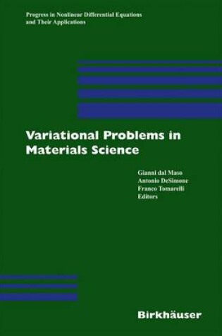 Cover of Variational Problems in Materials Science