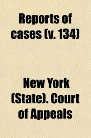 Cover of Reports of Cases (Volume 134)