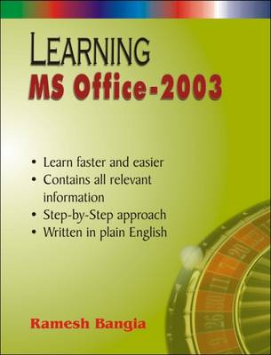 Book cover for Learning Ms Office 2003