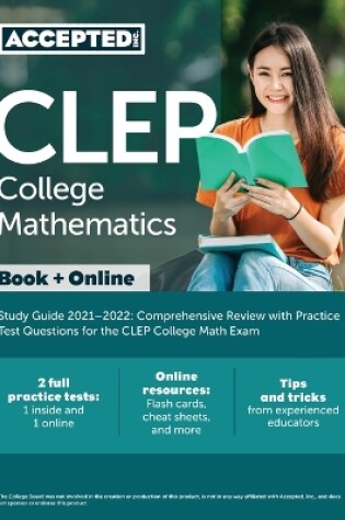 Cover of CLEP College Mathematics Study Guide 2021-2022