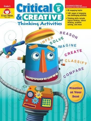 Book cover for Critical and Creative Thinking Activities, Grade 5 Teacher Resource