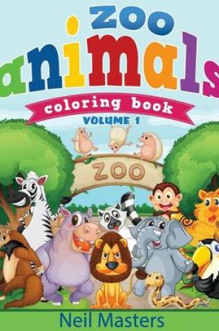 Cover of Zoo Animals Coloring Book (Avon Coloring Books)