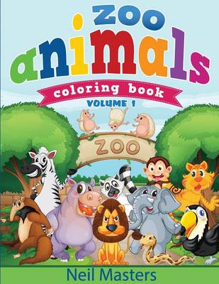 Book cover for Zoo Animals Coloring Book (Avon Coloring Books)